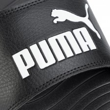 Additional picture of Puma Popcat 20 Sliders Unisex (Black White) Size 10
