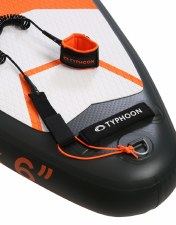 Additional picture of Typhoon Inflatable SUP 10ft 2" (Graphite Black Orange)