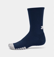 Additional picture of Under Armour HeatGear® Crew Socks 3-Pack (Navy Grey Blue) Size 7.5 to 12 Uk