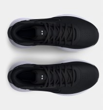 Additional picture of Under Armour Lockdown 6 Junior Basketball Shoes (Black White) Size 5