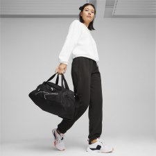 Additional picture of Puma Fundamentals Sports Bag Small Mineral Black White