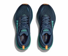 Additional picture of Hoka Bondi 8 Men's Running Shoes Midnight Shoreline Size 9