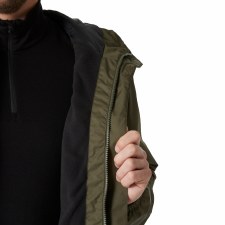 Additional picture of Helly Hansen Vancouver Fleece Lined Waterproof Jacket Utility Green Size Large
