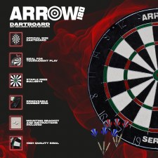 Additional picture of Arrow180 Bristle Dartboard Set