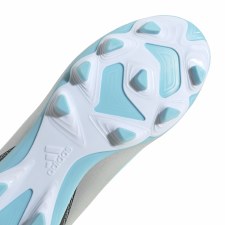 Additional picture of Adidas X Crazyfast Messi.4 Firm Ground Junior Football Boots Silver Blue Black Size 10