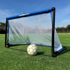 Additional picture of BazookaGoal Pop Up Football Goals (PVC) 150 x 90cm Royal