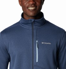 Additional picture of Columbia Men's Park View™ Fleece Jacket Navy Heather Size Small