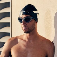 Additional picture of Aqua Sphere Kayenne Swimming Goggles Clear Silver Smoke Lens Adults