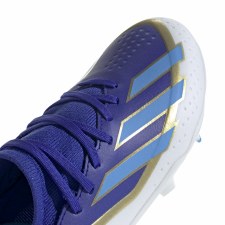 Additional picture of Adidas X Crazyfast Messi League Firm Ground Junior Football Boots Lucid Blue White Size 5