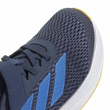 Additional picture of Adidas Duramo SL Velcro Kids Running Shoe Ink Blue Burst Spark Size 10
