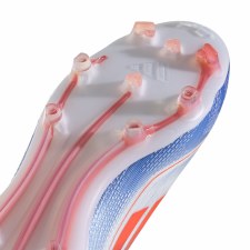 Additional picture of Adidas F50 Pro Firm Ground Football Boots White Solar Red Lucid Blue Size 11