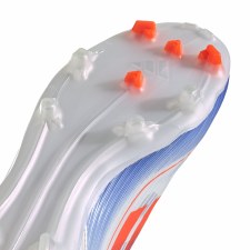 Additional picture of Adidas F50 League Firm Ground Football Boots White Solar Red Lucid Blue Size 6