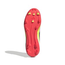 Additional picture of Adidas F50 League Firm/Multi-Ground Boots Kids White Black Yellow Size 1