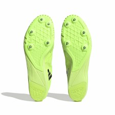 Additional picture of Adidas Distancestar Unisex Running Spikes Lucid Lemon Wonder Blue Size 10