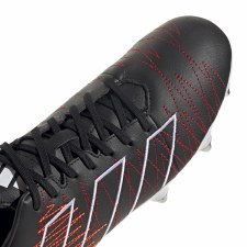 Additional picture of Adidas Kakari Elite Soft Ground Rugby Boots Black Scarlet Size 8