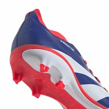 Additional picture of Adidas Predator League Firm Ground Football Boots Lucid Blue Solar Red White Size 8