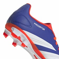 Additional picture of Adidas Predator Club Firm Ground Junior Football Boots Lucid Blue Solar Red White Size 10