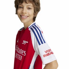 Additional picture of Adidas Arsenal 24/25 Home Jersey Junior Better Scarlet White Age 13-14
