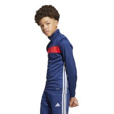 Additional picture of Adidas Trio 25 Essentials Kids Training Top Navy Red Size 9-10