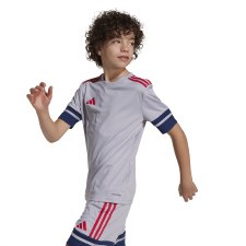 Additional picture of Adidas Squadra 25 Shorts Junior Grey Navy Red Age 5-6