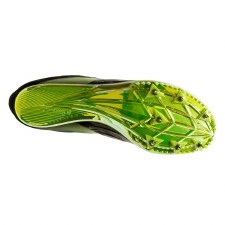 Additional picture of Brooks QW-K V4 Unisex Running Spikes (Black Grey Lime) 7.5