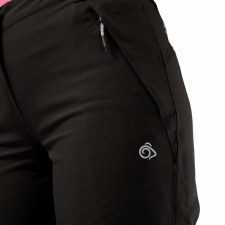 Additional picture of Craghoppers Airedale II Waterproof Ladies Pants Short Leg Black Size 14