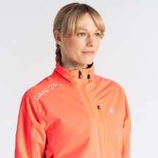 Additional picture of Dare2b Mediate II Women's  Jacket Neon Spring Neon Pink Size 10
