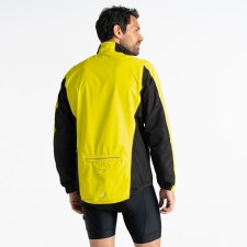 Additional picture of Dare2b Mediate II Men's Cycling Jacket Neon Spring Black Size Small