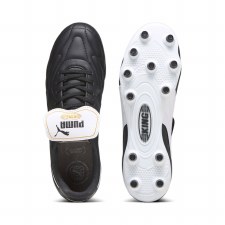 Additional picture of Puma King Top Firm Ground Football Boots Black White Size 12