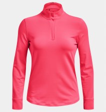 Additional picture of Under Armour Women's Playoff 2.0 ¼ Zip (Pink Shock Metallic Silver) Size Large