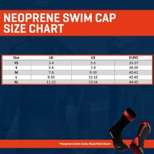 Additional picture of Zone3 Neoprene Swim Socks (Black Red) Size Medium