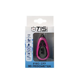 TIS Pro 077 3D Pedometer Pink