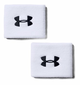 Under Armour Performance Wristbands White