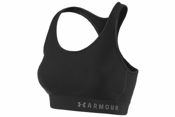 Under Armour Armour Mid Keyhole Bra (Black) XS