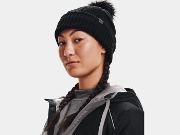 Under Armour Womens Around Town Beanie (Black)