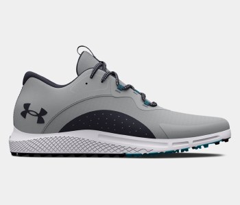 Under Armour Charged Draw 2 SL Golf Shoes Grey Navy Size 10
