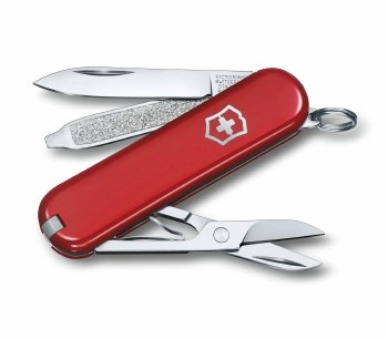 Victorinox Classic SD Swiss Army Pocket Knife Classic Red