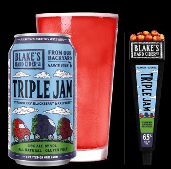 Blakes Triple Jam Hard Cider 19.2oz Can - Shenango Beverage