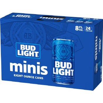 Bud Light 24pk 8oz Cans Shenango Beverage