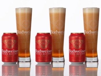 Budweiser Nitro Gold 6pk 12oz Cans Shenango Beverage