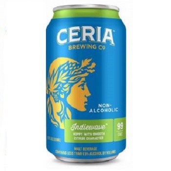 Ceria Indiewave Hoppy Citrus Non Alcoholic 6pk 12oz Cans