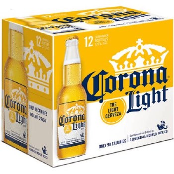 Corona Light 12pk 12oz Bottles Shenango Beverage