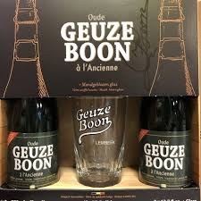Oude Geuze Boon Holiday Gift 2pk Bottles Plus Complimentory Glass