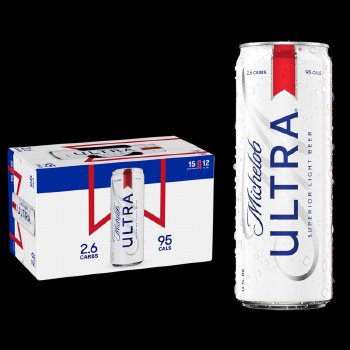 Michelob Ultra 12oz Bottle Zip Coolie - The Beer Gear Store