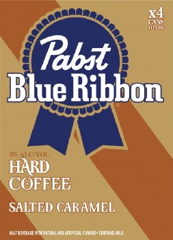 Pbr Hard Salted Caramel Coffee 4pk 11oz Cans Shenango Beverage