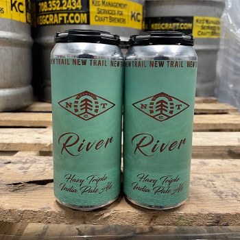 New Trail River Hazy Triple IPA 4pk 16oz Cans - Shenango Beverage