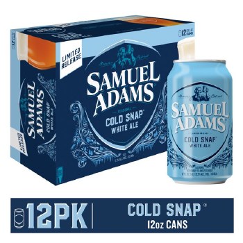 Sam Adams Cold Snap White Ale 12oz Bottle - Shenango Beverage