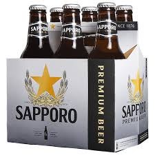 Sapporo 6pk 12oz Bottles