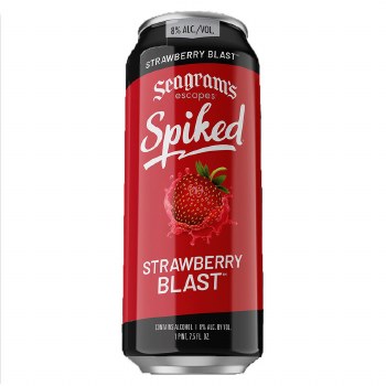 Seagrams Escapes Spiked Strawberry Daiquiri 24oz Can - Shenango Beverage