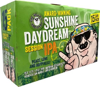 Fat Heads Sunshine Daydream Session IPA 15pk 12oz Cans